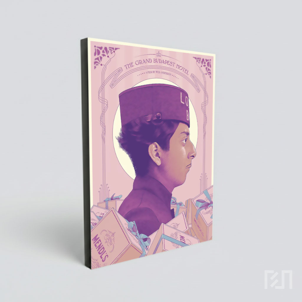 Poster Film The Grand Budapest Hotel Zero Moustafa