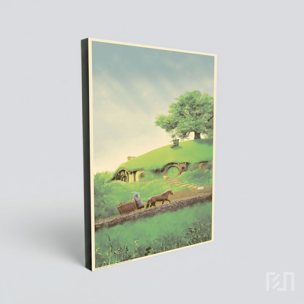 Poster Film The Hobbit Bag End Gandalf