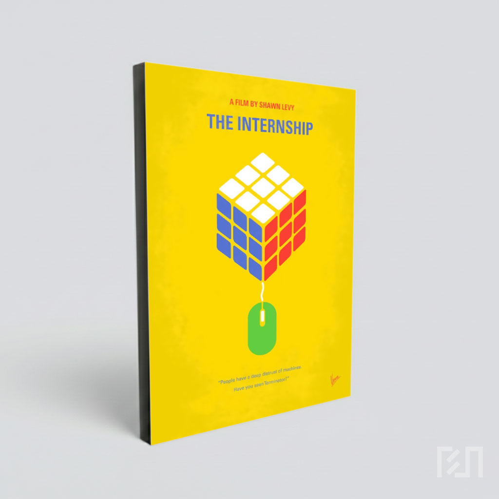 Poster Film The Internship Rubik Mouse