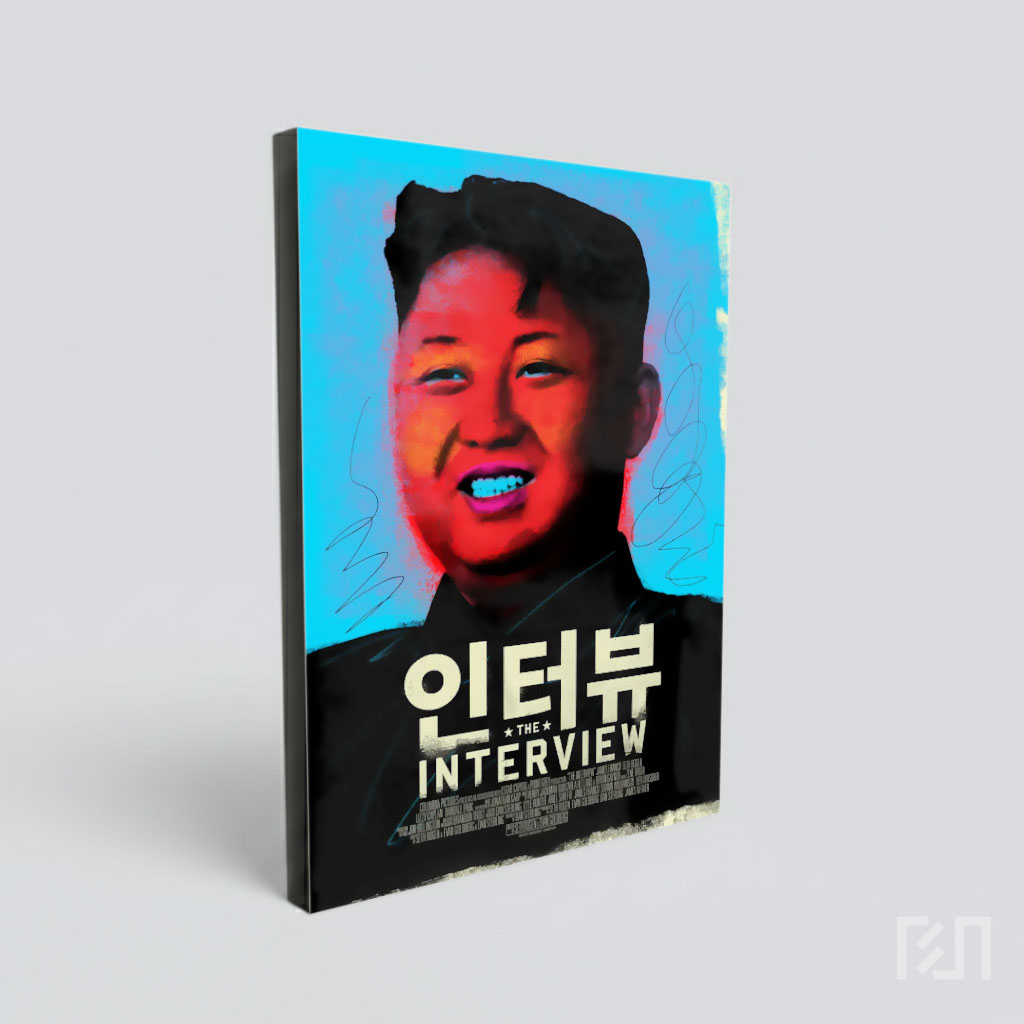 Poster Film The Interview Kim Jong-un