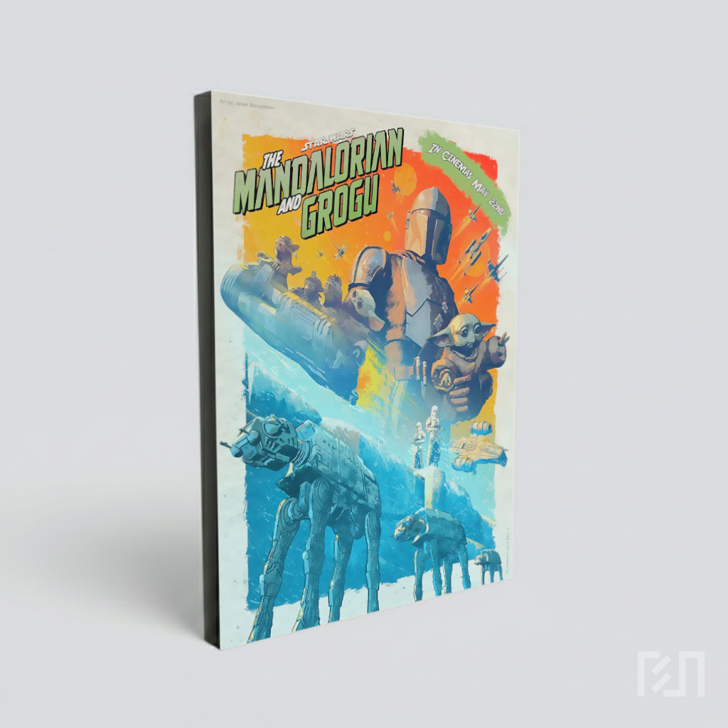 Poster Film The Mandalorian and Grogu