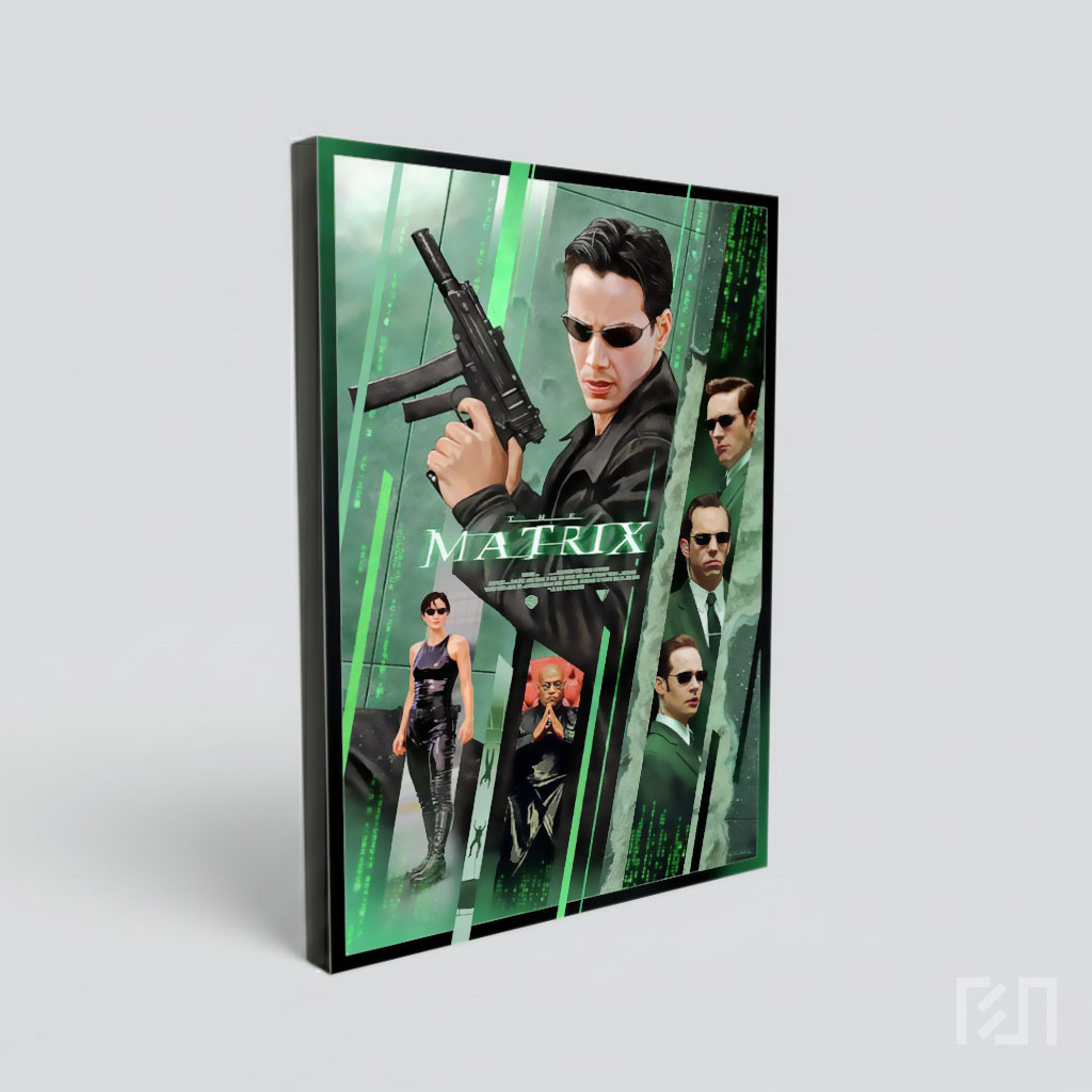 Poster Film The Matrix - Aksi Keanu Reeves