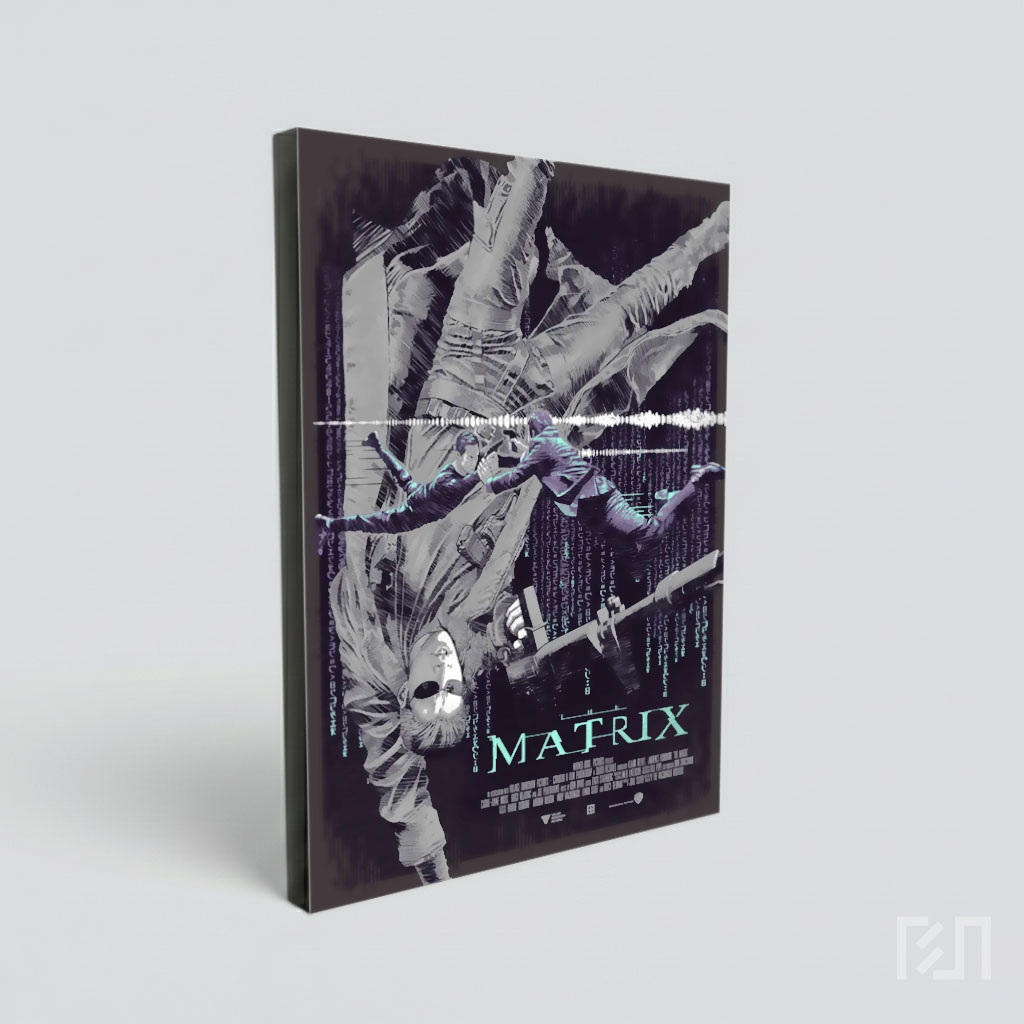 Poster Film The Matrix - Seni Ilustrasi Ikonik