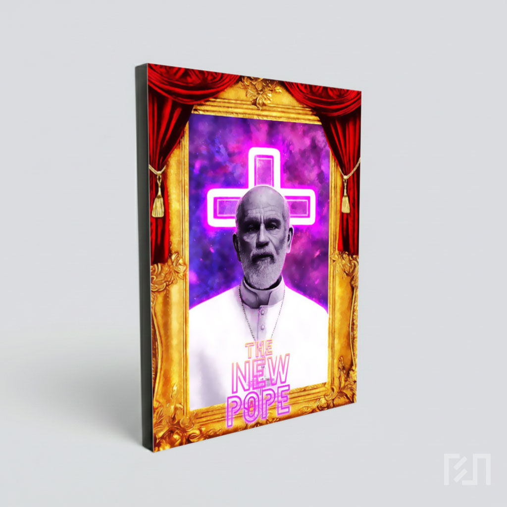 Poster Film The New Pope John Malkovich