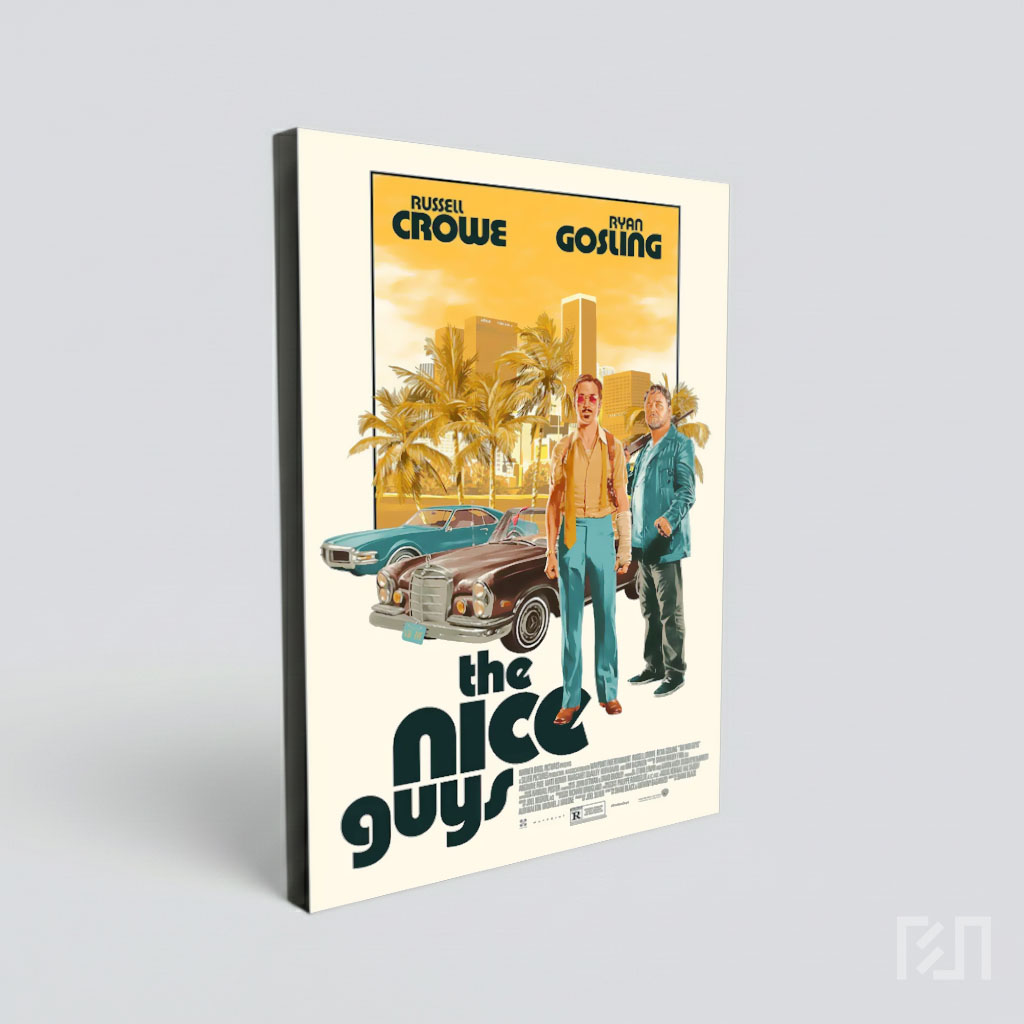 Poster Film The Nice Guys Ryan Gosling dan Russell Crowe