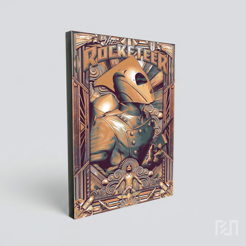 Poster Film The Rocketeer Art Deco