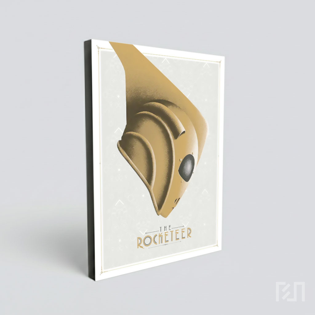 Poster Film The Rocketeer Minimalis