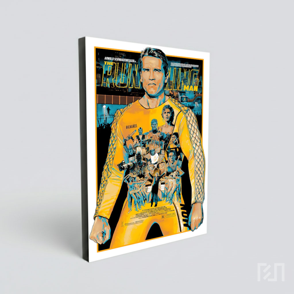 Poster Film The Running Man
