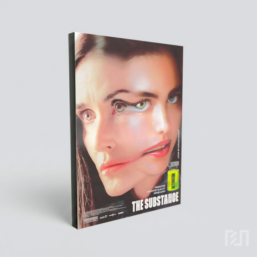 Poster Film The Substance Karya Coralie Fargeat
