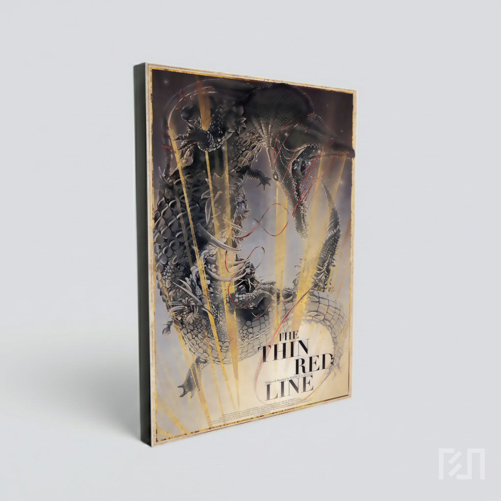 Poster Film The Thin: Seni Ilustrasi Buaya