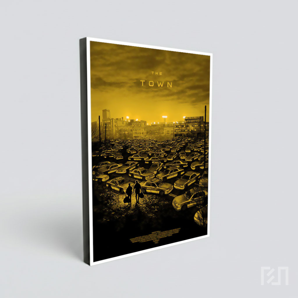 Poster Film The Town: Ilustrasi Polisi Boston