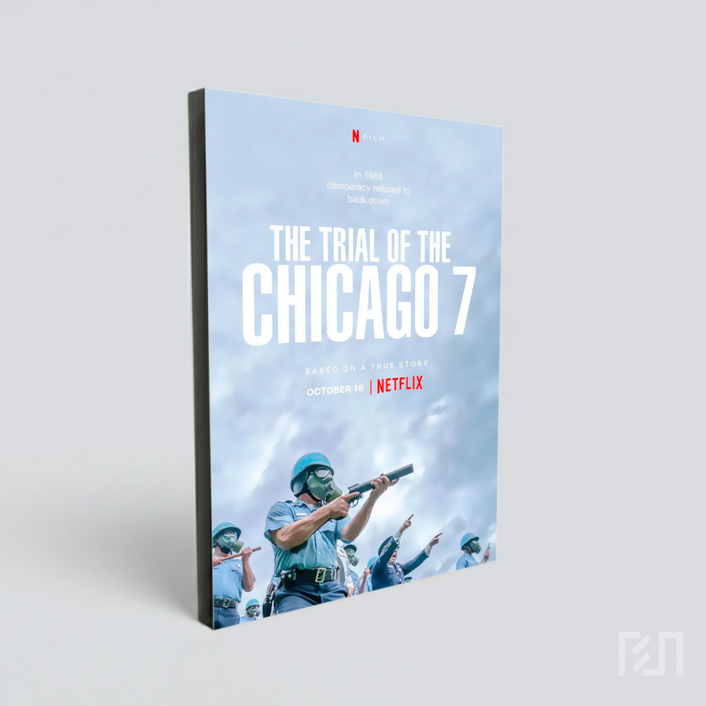 Poster Film The Trial of the Chicago 7 Netflix