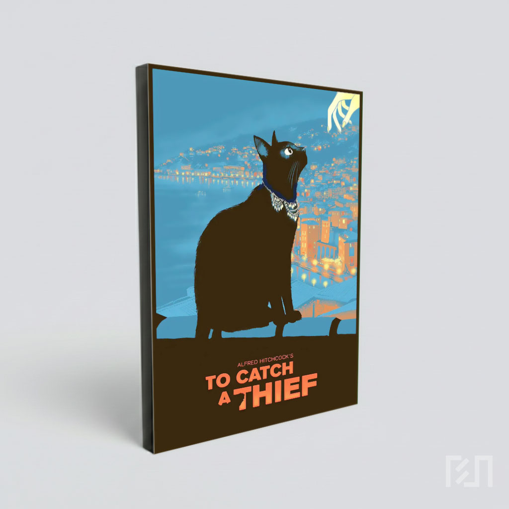 Poster Film To Catch a Thief - Seni Kucing Hitam