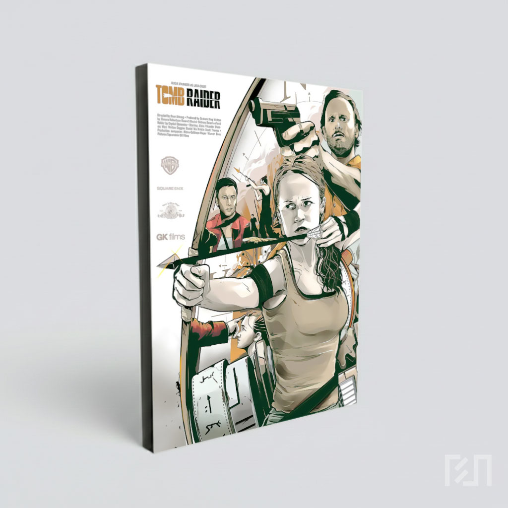 Poster Film Tomb Raider Ilustrasi Artistik