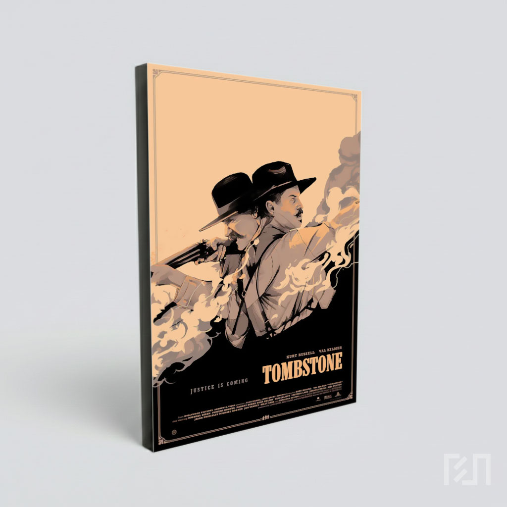 Poster Film Tombstone Kurt Russell dan Val Kilmer