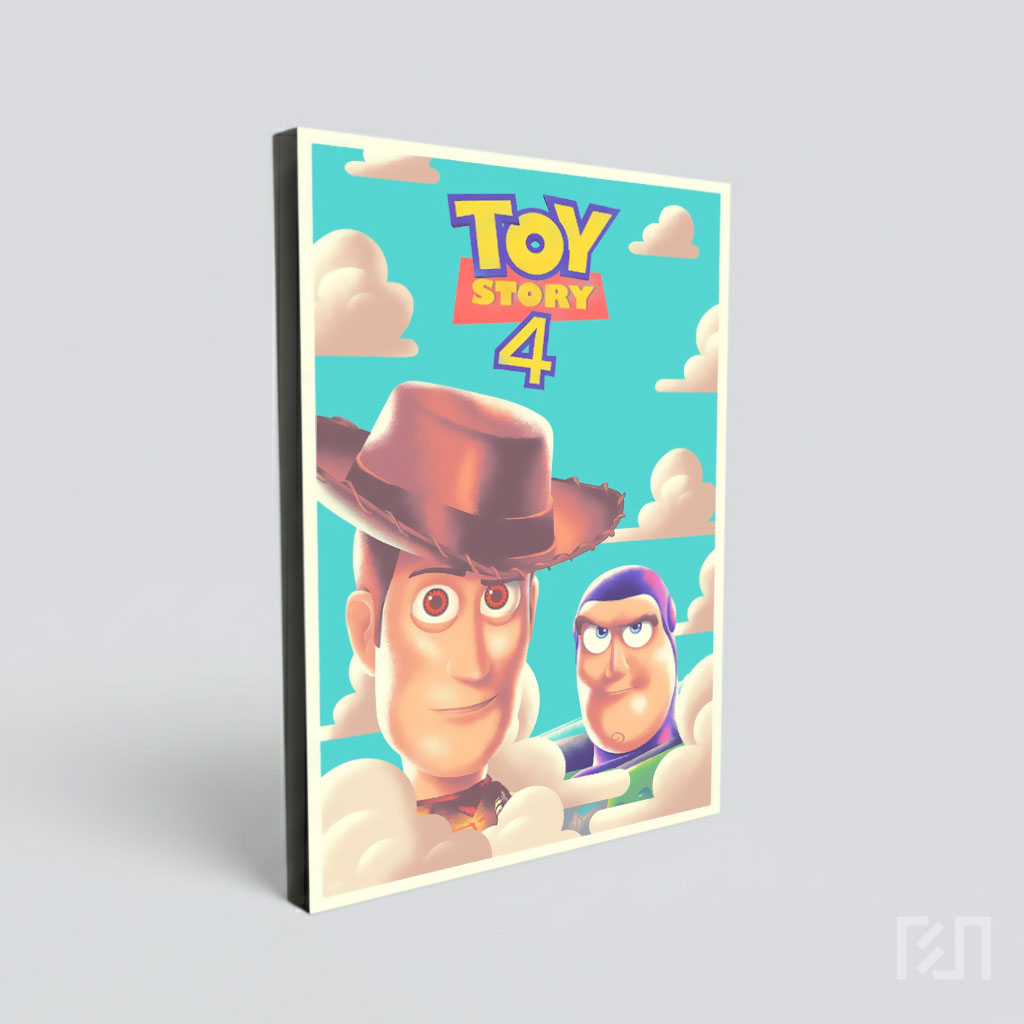 Poster Film Toy Story 4 Disney Pixar Woody dan Buzz