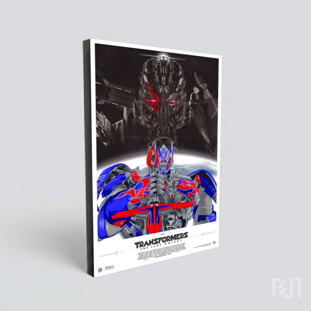Poster Film Transformers Optimus Prime dan Megatron