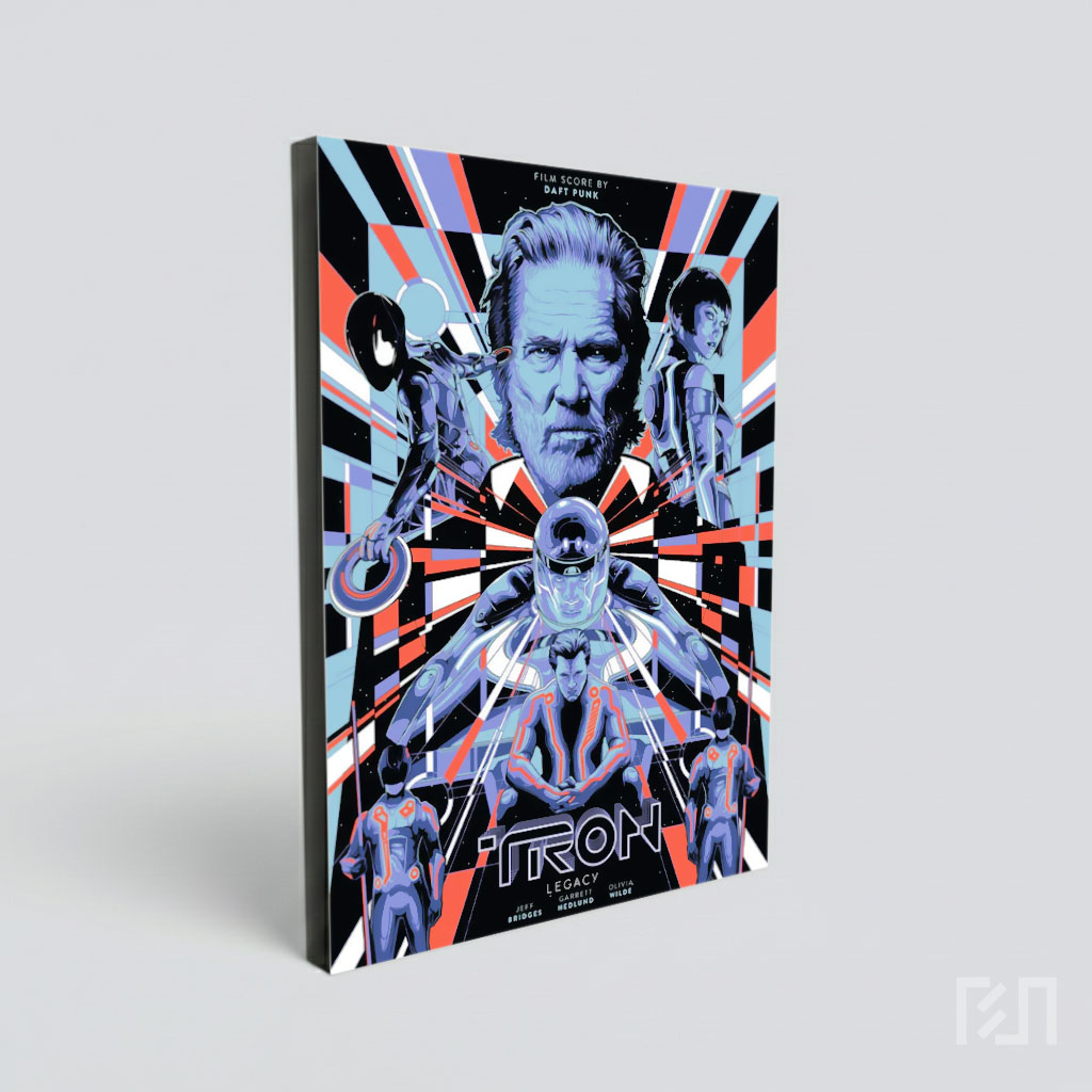 Poster Film Tron: Legacy Gaya Seni Grafis