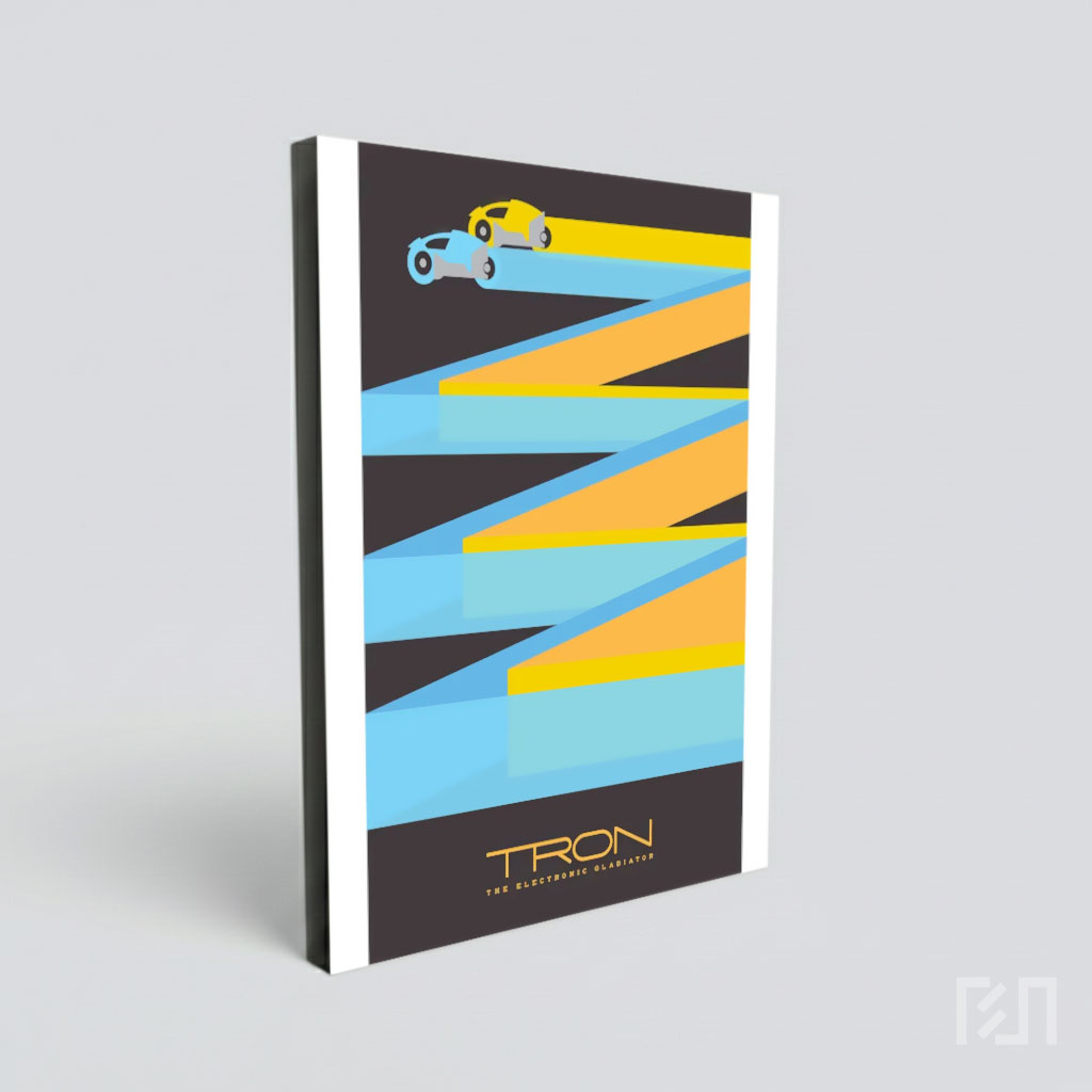 Poster Film Tron Minimalis