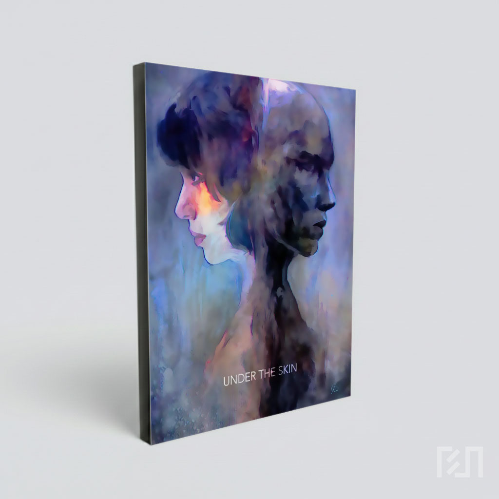 Poster Film Under the Skin Seni Abstrak