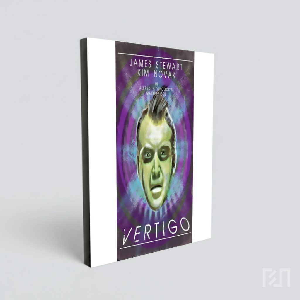Poster Film Vertigo Alfred Hitchcock
