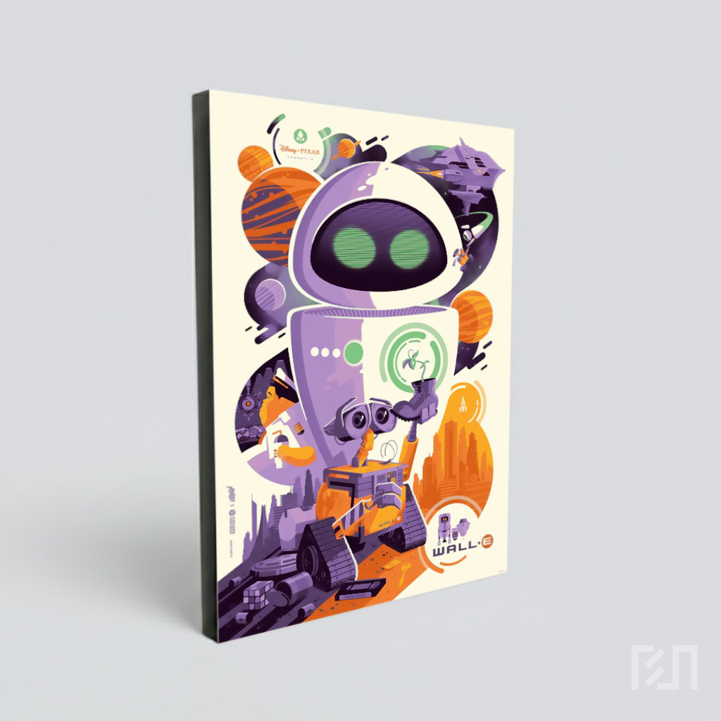Poster Film WALL-E Artistik Edisi Kolektor Mondo