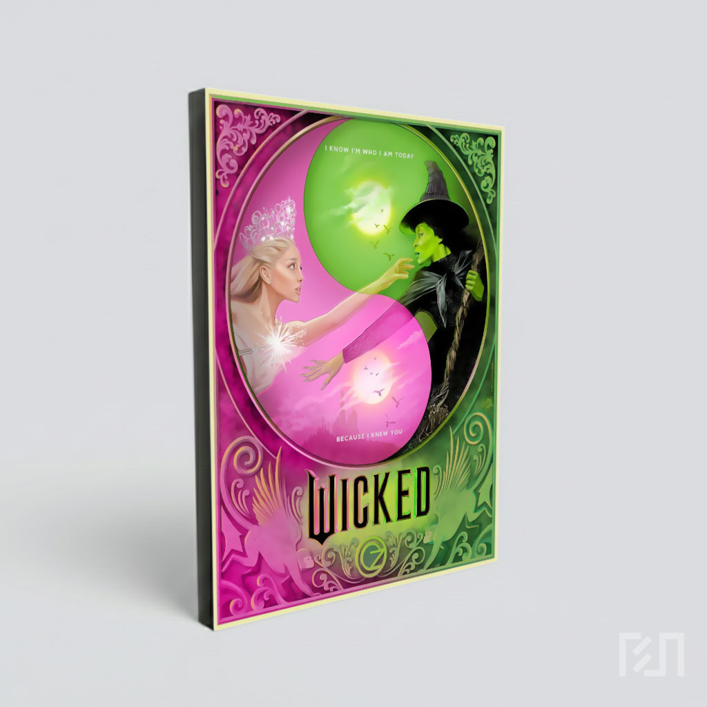 Poster Film Wicked: Glinda dan Elphaba