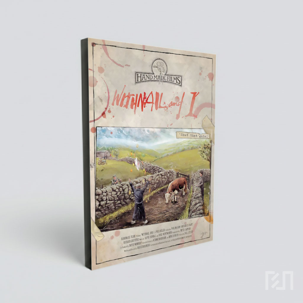 Poster Film Withnail and I - Ilustrasi Klasik