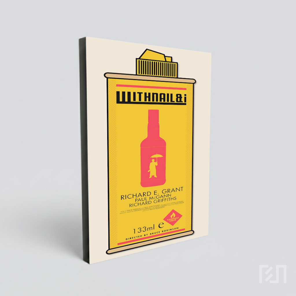 Poster Film Withnail and I Minimalis