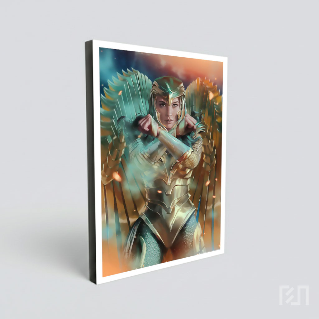 Poster Film Wonder Woman 1984 dengan Golden Eagle Armor