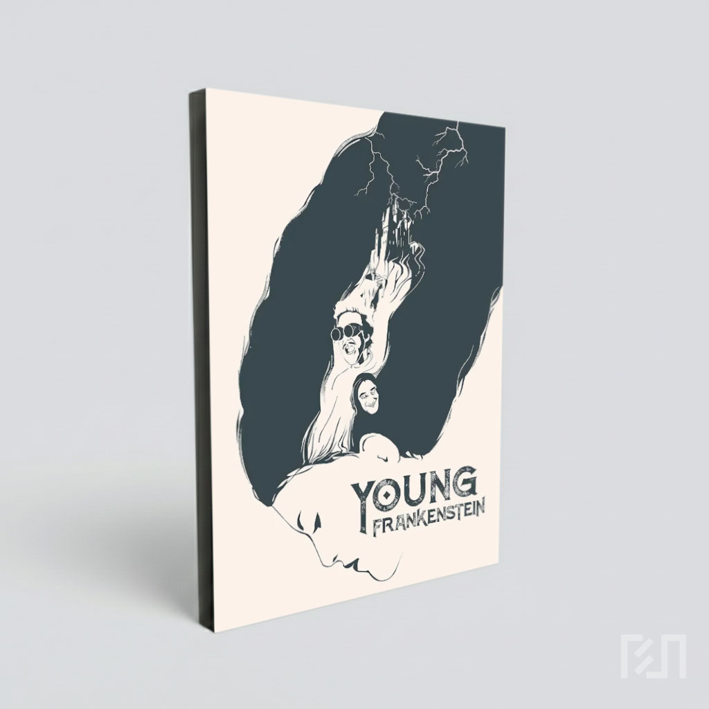 Poster Film Young Frankenstein Minimalis