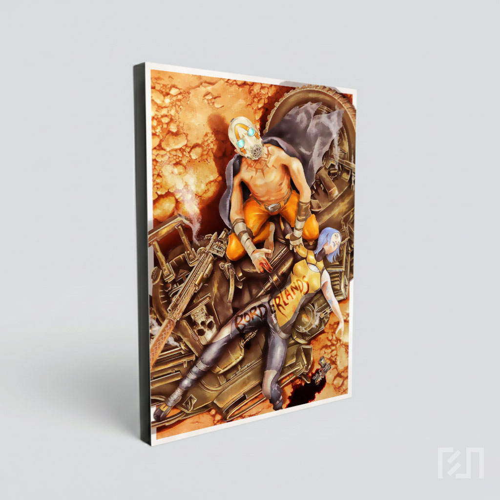 Poster Game Borderlands Aksi Karakter