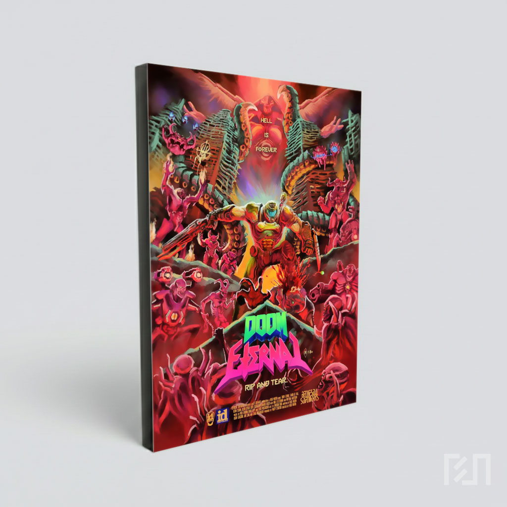 Poster Game Doom Eternal