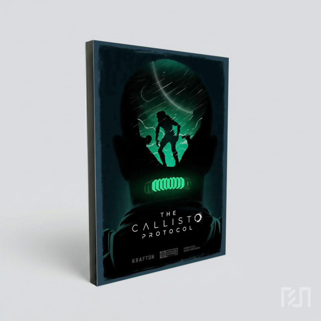 Poster Game Horror Sci-Fi The Callisto Protocol