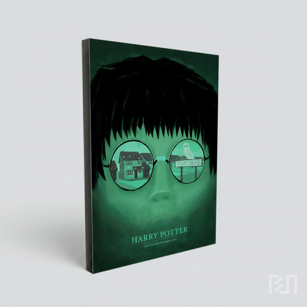 Poster Harry Potter dan Kacamata Bulat