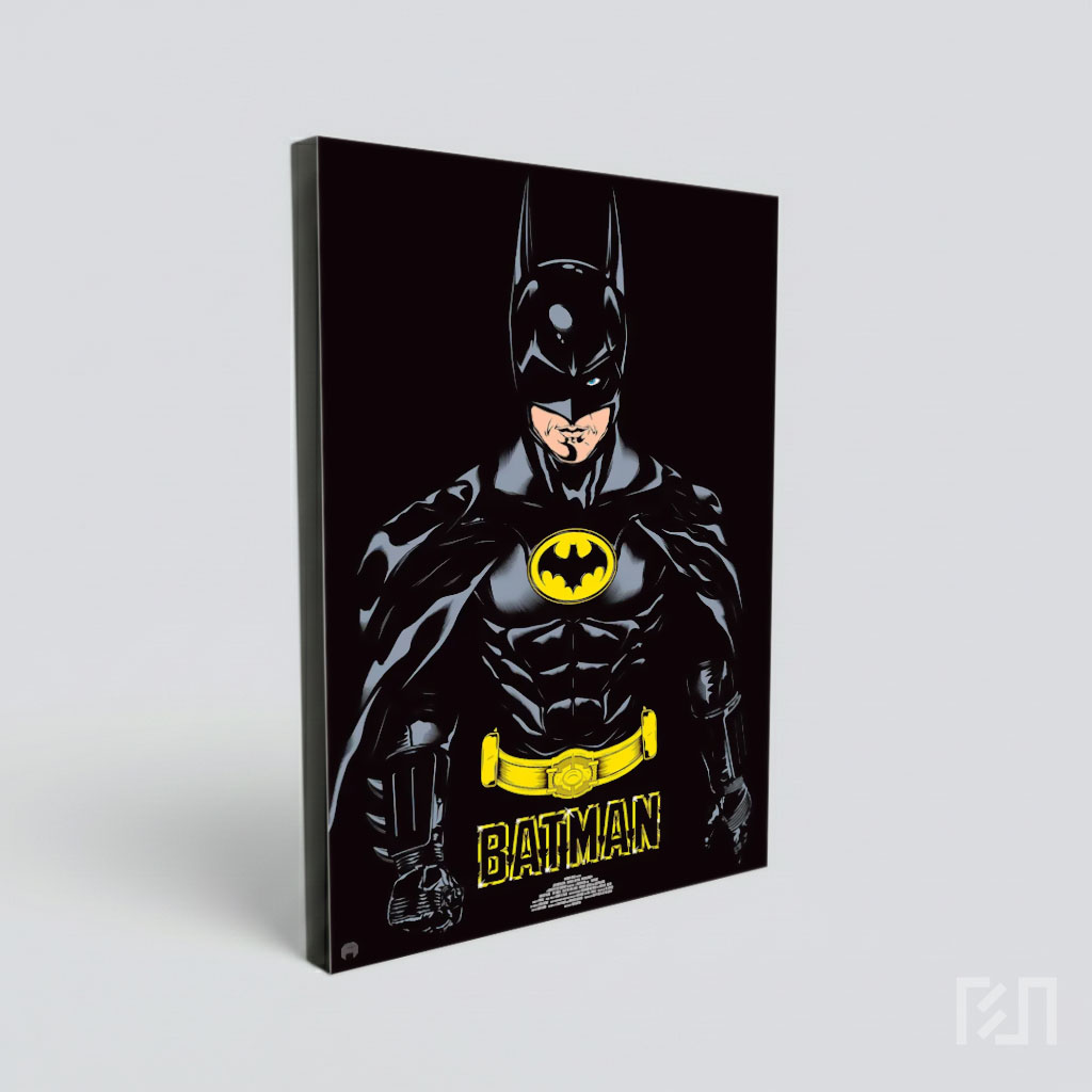 Poster Ilustrasi Batman Superhero DC Comics