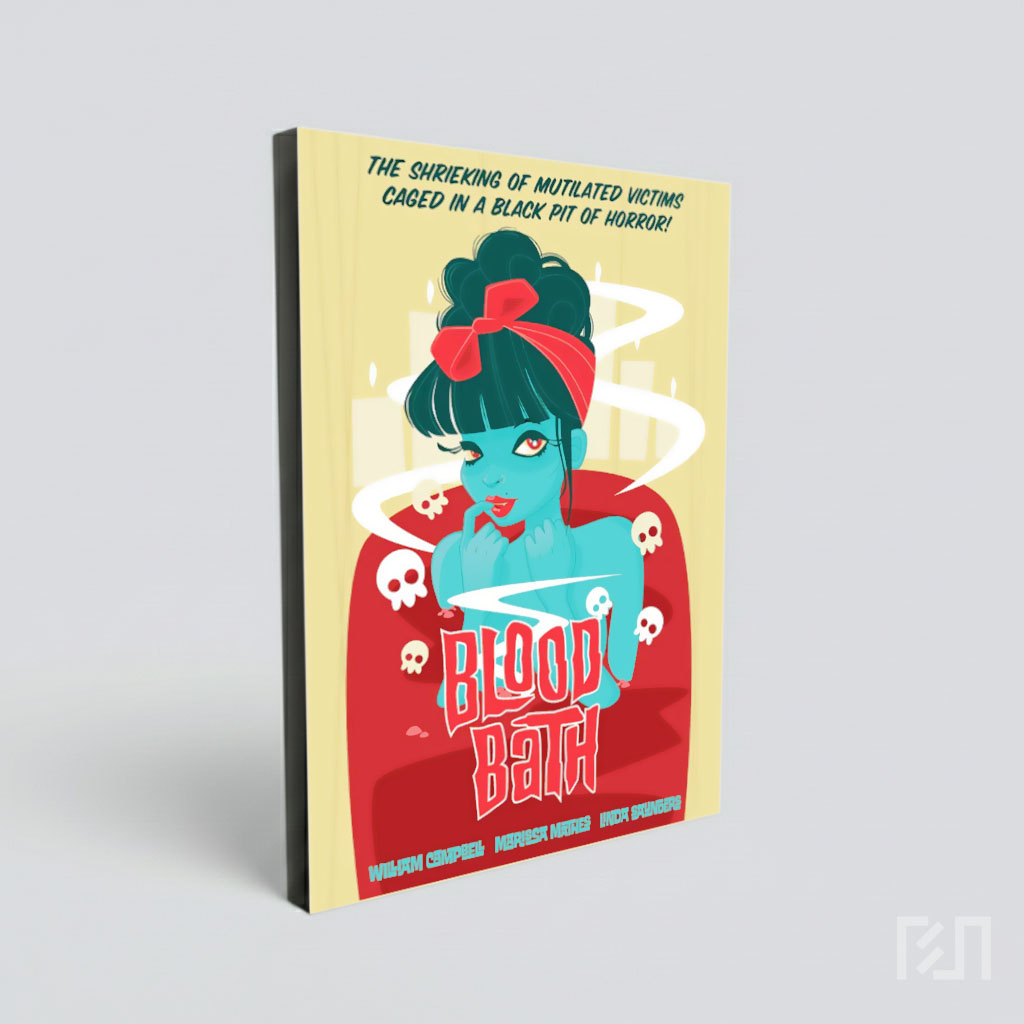 Poster Ilustrasi Blood Bath