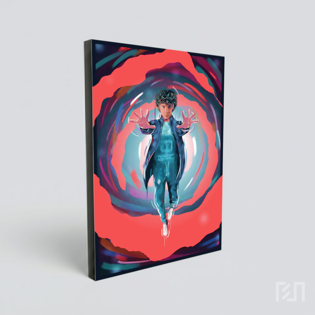 Poster Ilustrasi Eleven Stranger Things