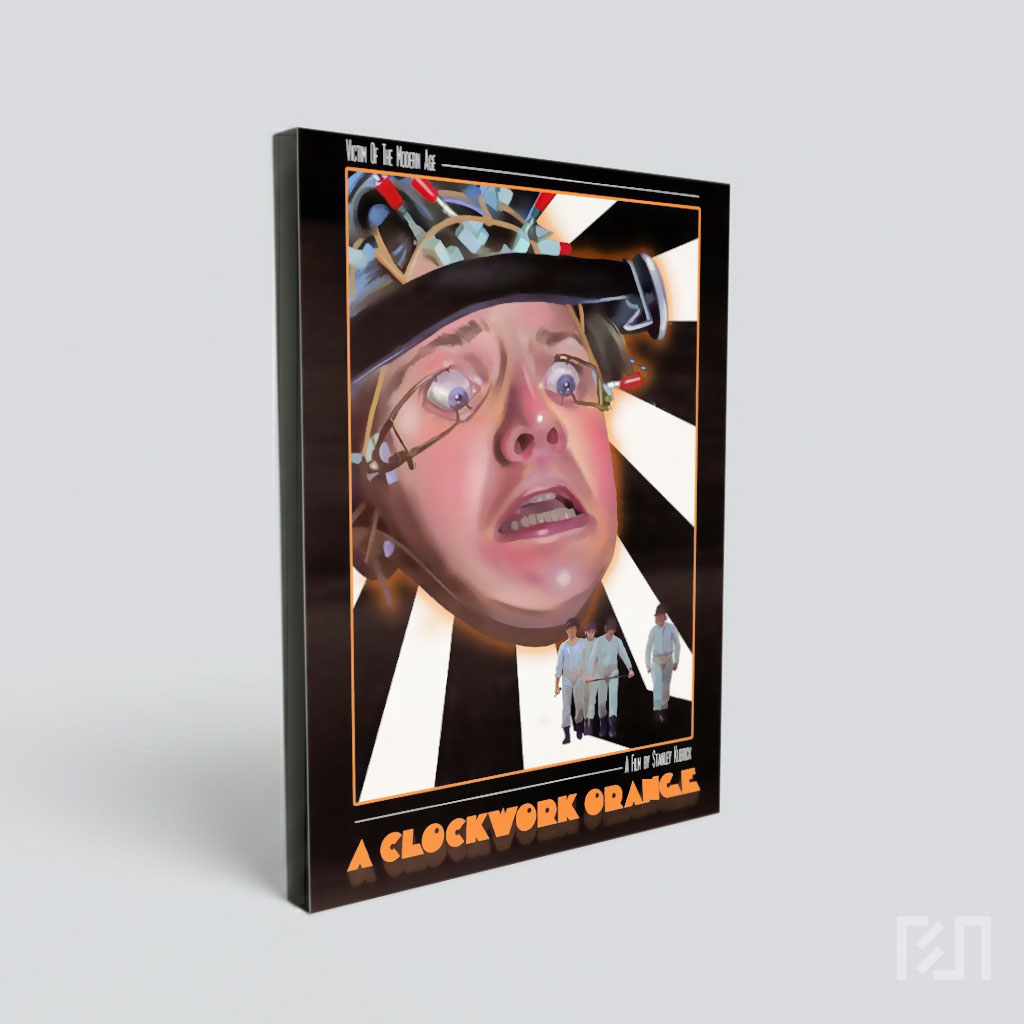 Poster Ilustrasi Film A Clockwork Orange