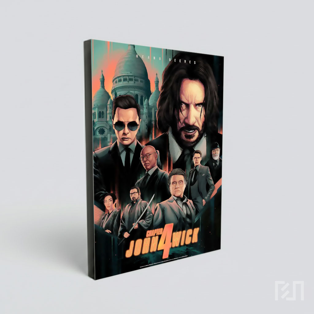 Poster Ilustrasi Film John Wick: Chapter 4