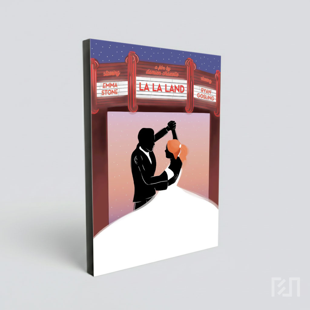 Poster Ilustrasi Film La La Land