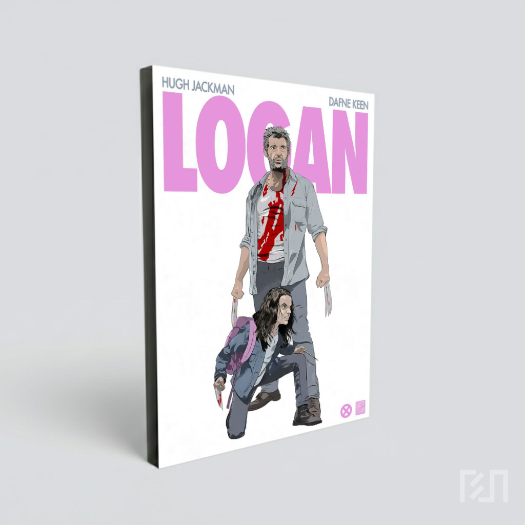 Poster Ilustrasi Film Logan dan Laura