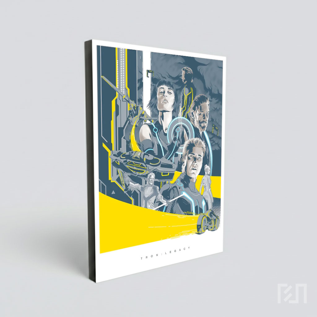 Poster Ilustrasi Film Tron: Legacy