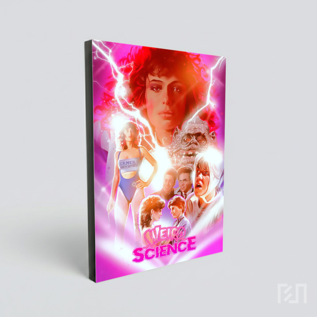 Poster Ilustrasi Film Weird Science (1985)