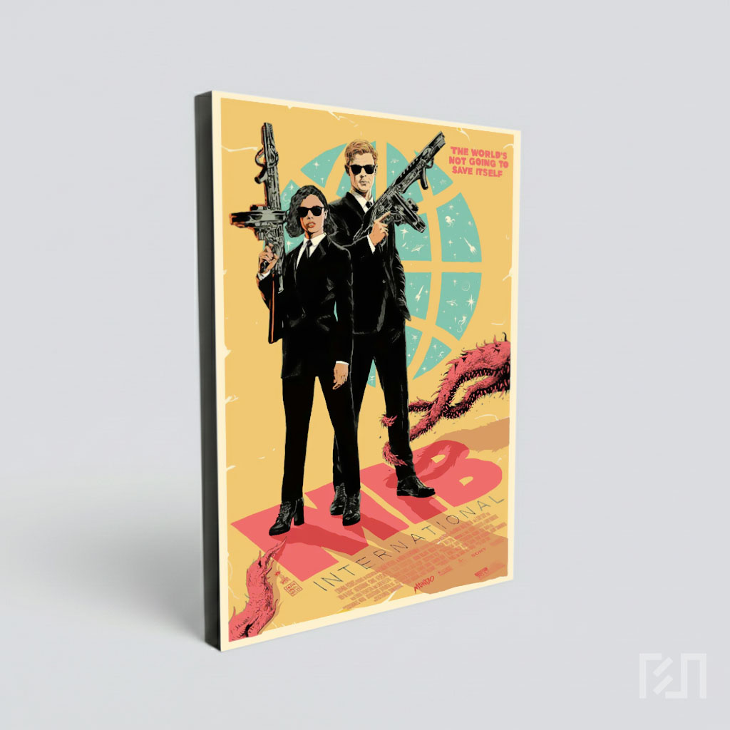 Poster Ilustrasi Men in Black: International