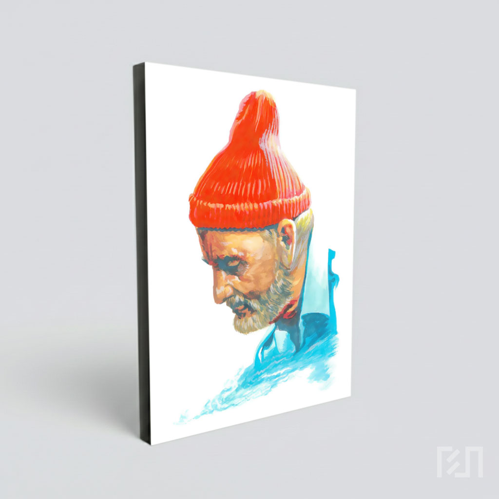 Poster Ilustrasi Steve Zissou The Life Aquatic