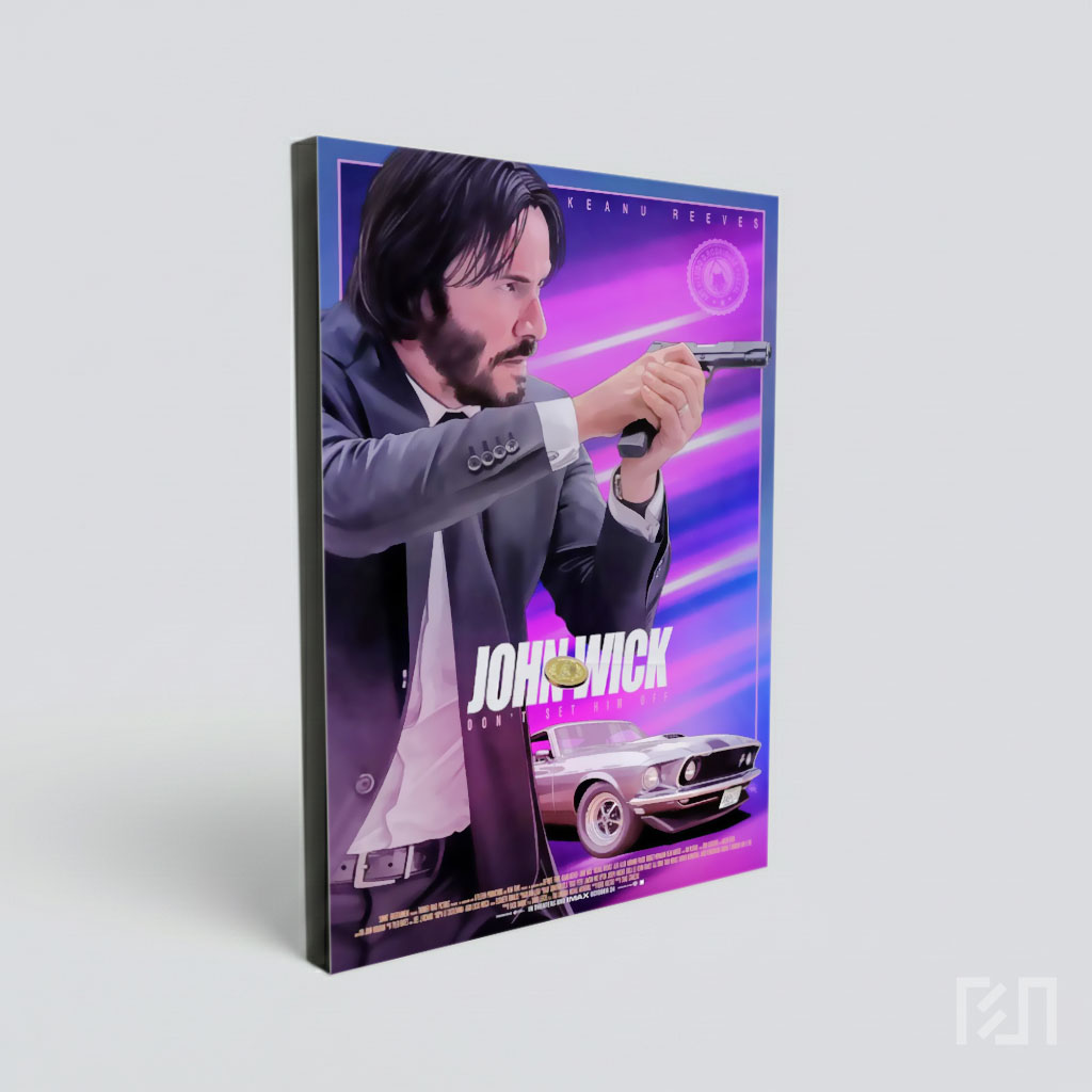 Poster John Wick GTA Style