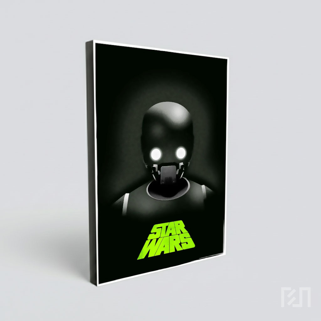 Poster K-2SO Star Wars Minimalis