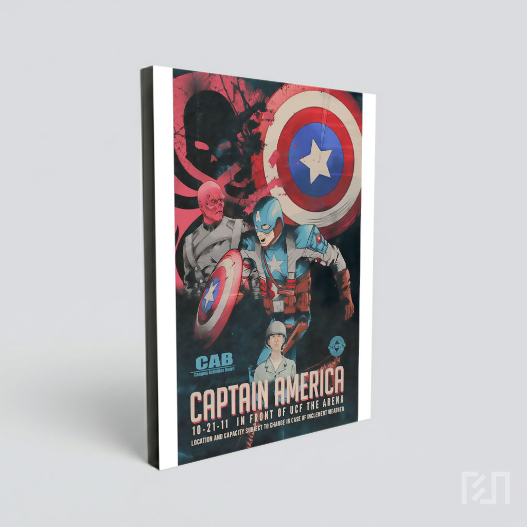 Poster Kapten Amerika dan Red Skull
