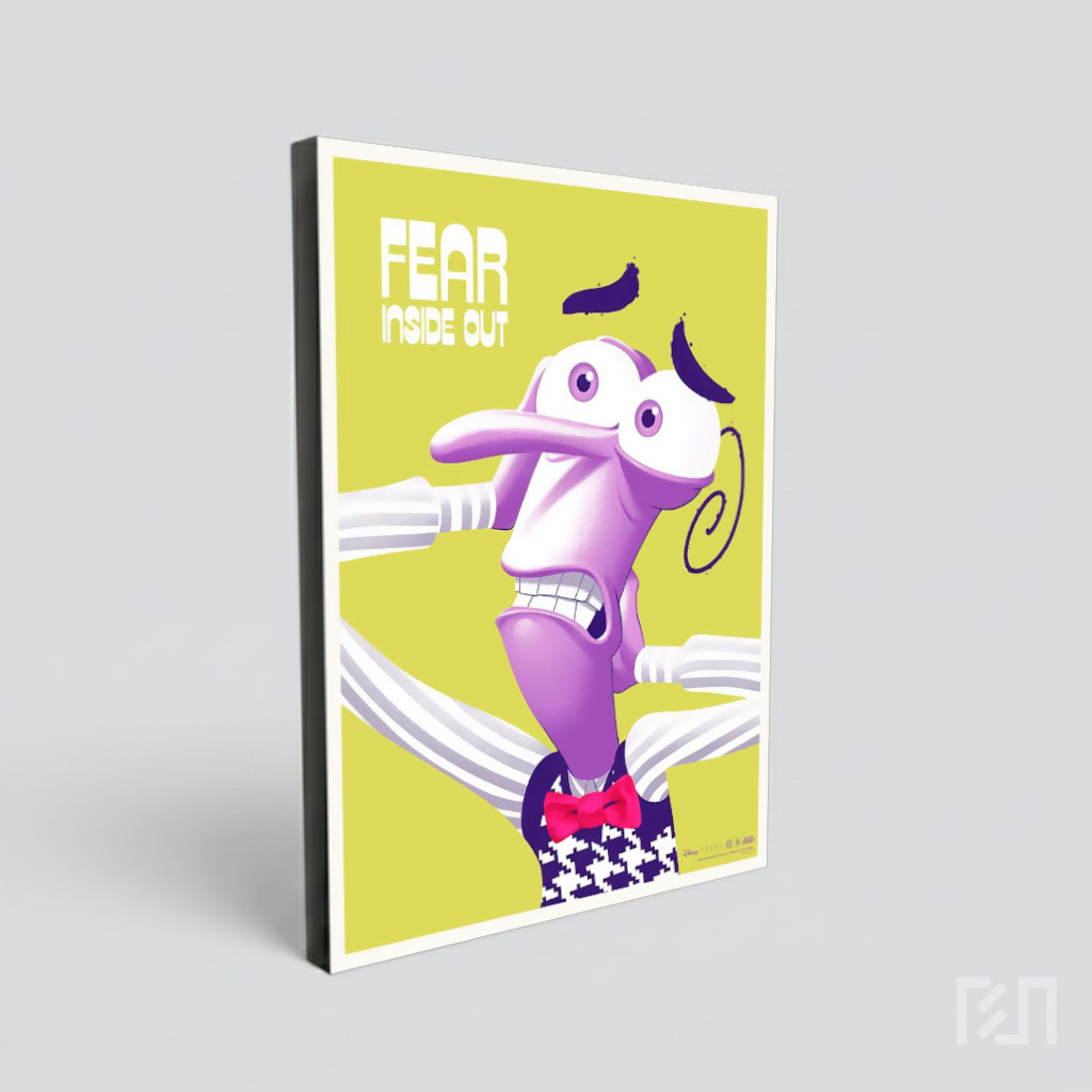Poster Karakter Fear dari Film Inside Out